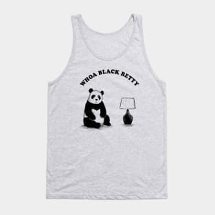 Woah Black Betty Panda Lamp Tank Top